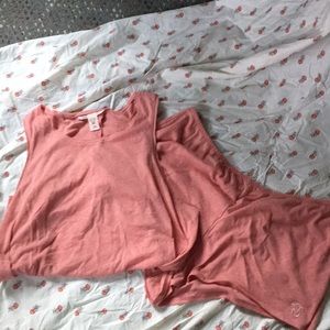 Victoria secret tank and short sleep set